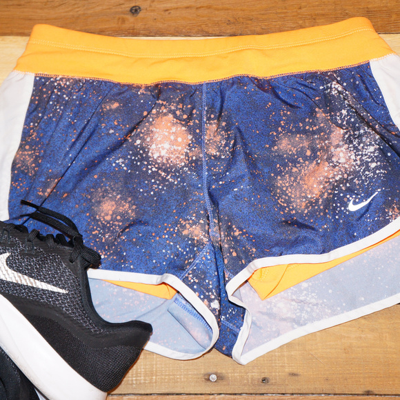 Nike Pants - Nike dri-fit Galaxy print 2-in-1 shorts